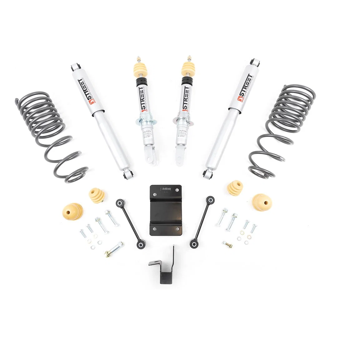 1100SP – BELLTECH Lowering Kit, 0 To 3 Inch Front Drop/ 4 Inch Rear Drop With Street Performance Sho - view 2
